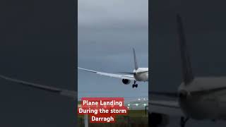 HeartStopping Landing in Storm Darragh ✈️ Battling Fierce Winds [upl. by Renner]