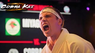 ALL ROBBY KEENE FIGHTS  Cobra Kai Season 6 Part 2  HD 60fps [upl. by Gniliem]