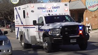 Kendall County EMS Medic 1 Responding [upl. by Edyaw]