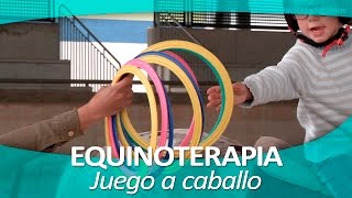 EQUINOTERAPIA 9  Juegos a caballo [upl. by Ayor]