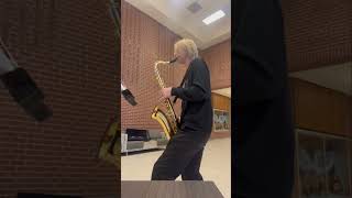 TMEA all state etude 1 ferling 28 on tenor sax tmea [upl. by Leterg824]