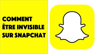 Comment être invisible sur Snapchat [upl. by Pazia]