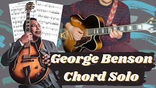 George Benson  Billie´s Bounce Chord Solo Transcription [upl. by Parrott]