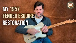 1957 Fender Esquire RESTORATION  Ask Zac 58 [upl. by Gellman]