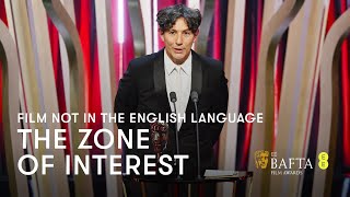 The Zone of Interest wins Film Not In The English Language  EE BAFTA Film Awards 2024 [upl. by Clotilda350]