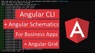 Angular CLI Building a FullFeatured Angular Grid using Angular Schematics and Templates [upl. by Kelwin]