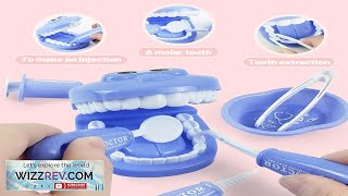 Montessori Educational Toys Children Early Learning Doctors Dentist Role Play Kits Kid Review [upl. by Varin]