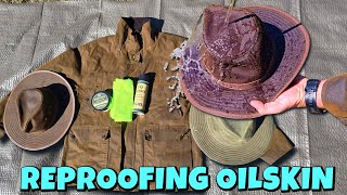 How To Reproof OILSKIN Hats amp Jackets For Maximum Water Repellency [upl. by Jaala173]