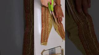 Blouse ko kat Diya 🤣 trending diy viralvideo shorts [upl. by Ynnub879]