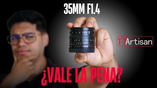 Review TTARTISAN 35MM F14 EN ESPAÑOL [upl. by Ahtnicaj]