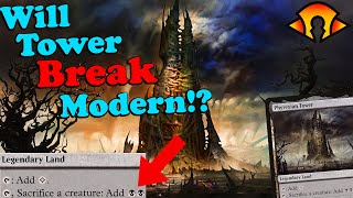 MTG ▷ Phyrexian Tower is in MH3 amp Coming to Modern ◁🔥 Yawgmoth Tower Deck【 MH3 Spoilers amp Leaks 】 [upl. by Ahsinert]