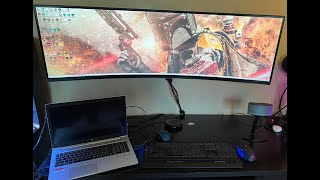 Wall Mounting a Super Ultrawide Monitor [upl. by Omle54]