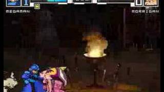 mega mugen3megaman vs morriganthomas hsieh [upl. by Ytte]