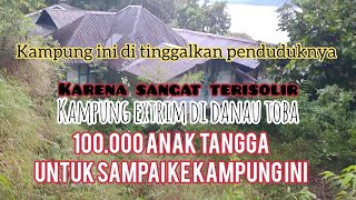 ekstrimnya HUTA TANGAP‼️Kampung paling terisolir yang terletak di dinding batu Danau toba [upl. by Aisatnaf]