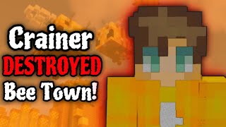 How Minecraft Bee Town TRAGICALLY Came To An End [upl. by Binnings]