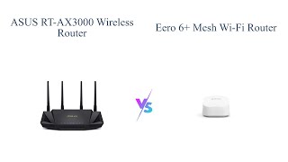 ASUS RTAX3000 vs Amazon Eero 6 NextGen WiFi Router Showdown 🚀 [upl. by Sallee]