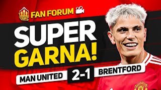 Ten Hag Silences Critics Man United 21 Brentford  LIVE Fans Forum [upl. by Sidalg658]