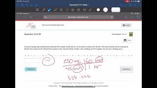 IV Dosage Calculations Part 2 [upl. by Brinna]