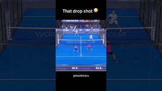 That drop shot 😳 shorts padel [upl. by Rafter]