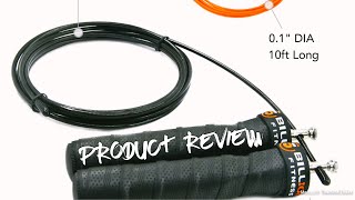 5BILLION Speed Jump Rope  Natural Handle  Adjustable with Ball Bearings  Product Review [upl. by Barnett]