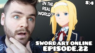 ALICE IS FREE  Sword Art Online  Episode 22  SEASON 4 ALICIZATION PART 2  ANIME REACTION [upl. by Ynamrej422]