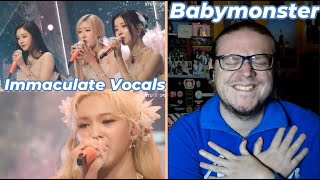 BABYMONSTER  Stuck In The Middle SPECIAL STAGE REACTION  Immaculate Vocals [upl. by Enomas387]