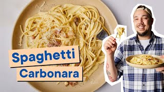 Spaghetti Carbonara ohne Sahne [upl. by Dijam]