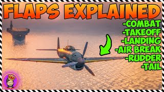 Aircraft Flaps Explained • Combat  Takeoff  Landing and more • MeAdmiralStarks [upl. by Airretal]