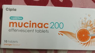 Mucinac 200 effervescent tablets [upl. by Raney]