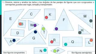 Explicación sobre Construcción de figuras congruentes o semejantes y análisis de sus propiedades [upl. by Resor]