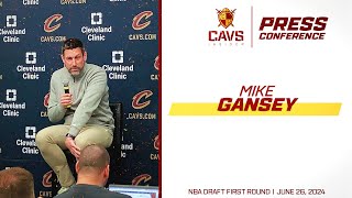 Cavs GM Mike Gansey Pleased 2024 FirstRound Pick Jaylon Tyson Was Best Player Available Best Fit [upl. by Acinok]