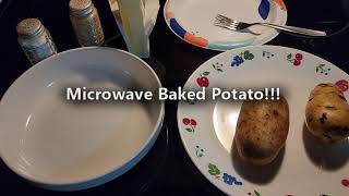 Microwave Baked Potato Recipe [upl. by Cavanagh]