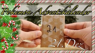 Pokemon Adventskalender 2016 21 Tür DeutschGerman [upl. by Tnelc]