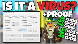 Is This Roblox Autoclicker a VIRUS [upl. by Allesor573]