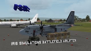 FSX  Iris Simulations Battlefield Airlifter Review [upl. by Ybor641]