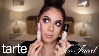 TARTE Shape Tape VS TOO FACED Born This Way  Battle of the Concealers [upl. by Edan446]