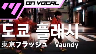 노래방자막  ON VOCAL 도쿄 플래시  東京フラッシュ  Vaundy 바운디 「한국어 amp 일본어」 [upl. by Eednak]