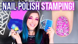 EVERYTHING You Need to Know About Nail Stamping Nail Polish 101  KELLI MARISSA [upl. by Llennyl781]