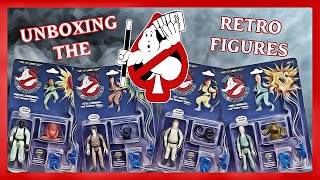 Unboxing The Real Ghostbusters retro figures by Hasbro [upl. by Quintessa]