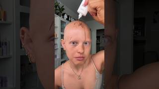 I bronze my bald head in my makeup routine [upl. by Eerbua326]