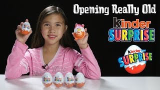 Opening KINDER EGGS with Jillian Surprise Eggs in 4K [upl. by Tirrag636]