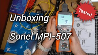 Unboxing Sonel MPI507  Tester multifunctional pentru instalatii electrice [upl. by Akeylah]