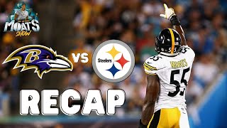 Arthur Moats Pittsburgh Steelers Vs Baltimore Ravens Live Post Game Show [upl. by Nortyad]