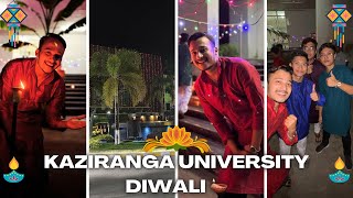 Kaziranga University Diwali Celebration ￼2024  Happy Diwali ​⁠KazirangaUniversityjorhat [upl. by Carilyn]