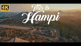 This is Hampi  The Jewel Of Vijayanagara Empire  In 4K [upl. by Eboj]