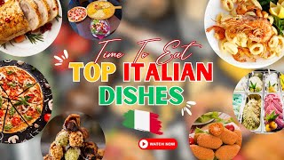 Incredible Top 8 Most Popular Italy Foods  Italy Street Foods  Traditional Italian Cuisine [upl. by Yrrej892]