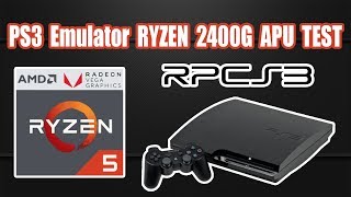 Ryzen 2400G PS3 Emulator Test RPCS3 [upl. by Meriel]