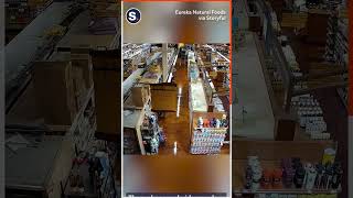 Earthquake Knocks Items Off Shelves in California Grocery Store [upl. by Trebron]