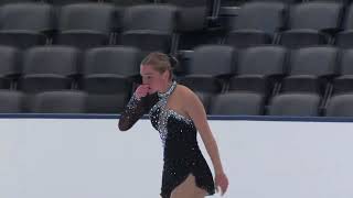 Lindsey Byer  Senior Women Free Skate  2025 Eastern Sectional Singles [upl. by Nevlin]