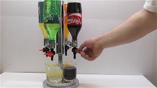 How to make a dispenser for Coca Cola Fanta Schweppes Sprite [upl. by Yerfoeg]